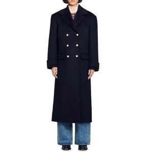 Betina Wool Double Breasted Coat